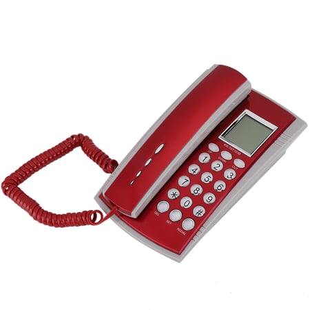 KX T071CID-1 English Foreign Trade Small Extension Telephone with UK Line(Red )
