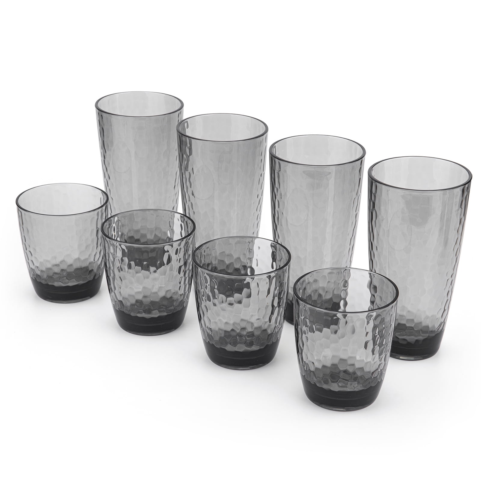 KX-WARE kx-ware sea ocean life 20-ounce plastic tumbler drinking glasses  mixed drinkware sets, set of 8