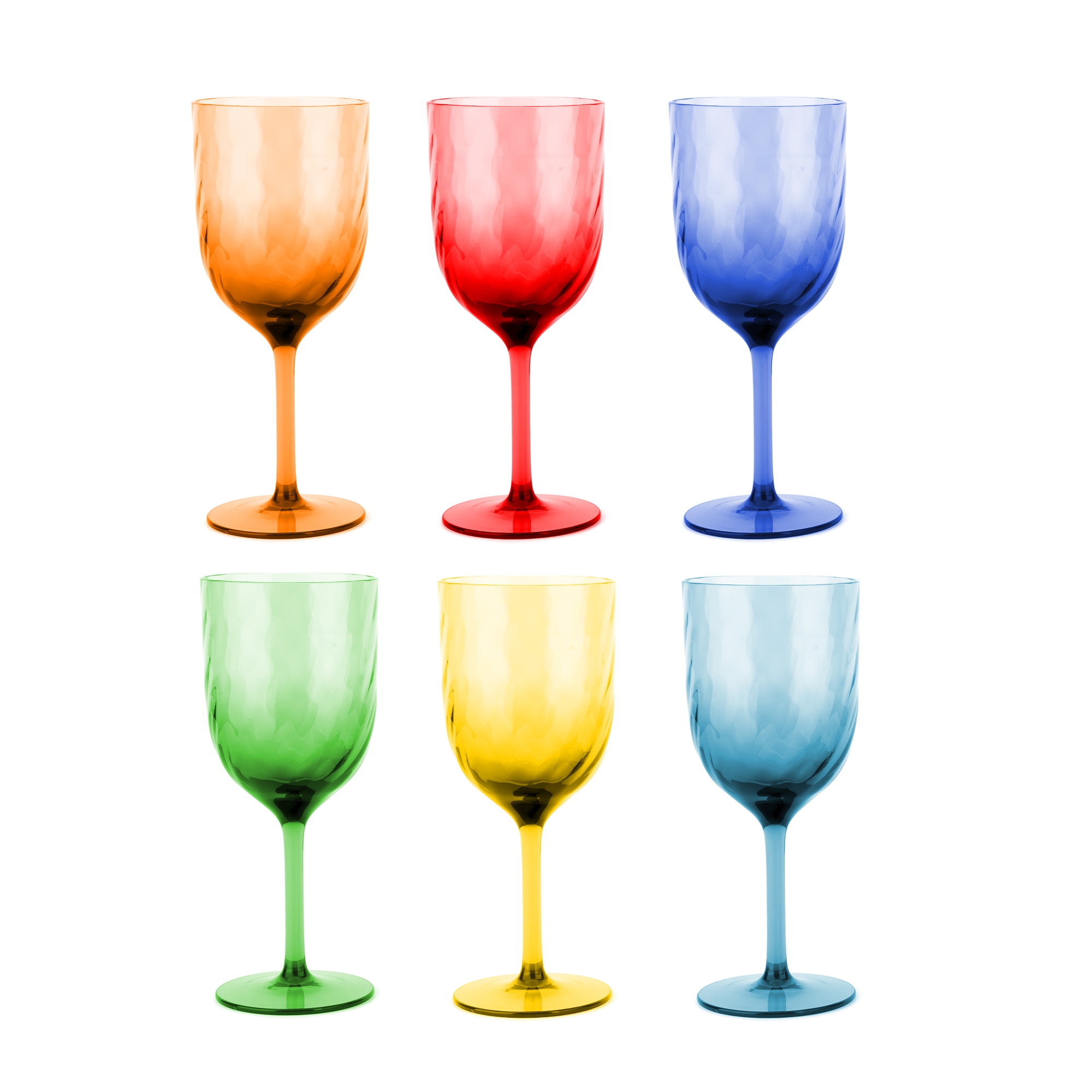 KXWare Unbreakable Classic 14 Ounce AllPurpose Plastic Stem Wine