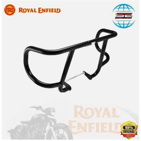 KXA00003 Engine Guard for Royal Enfield Classic 350, Bullet 350 and Meteor 350, Black