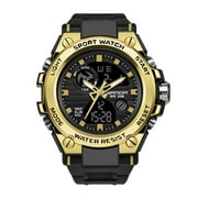 KXAITO Men's Wristwatches Sports Military Watch for Men Adult 739 Gold