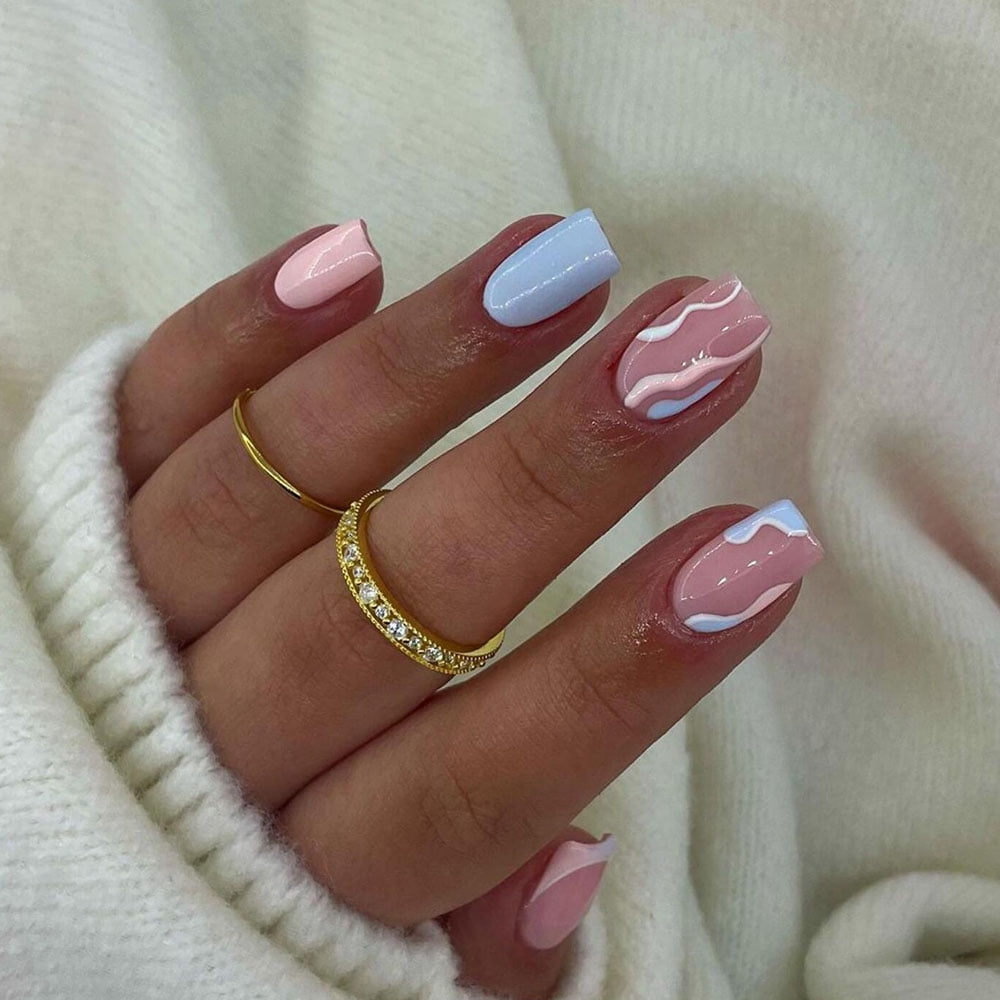 30+ Pink & White Nail Designs You'll Want to Copy - Days Inspired