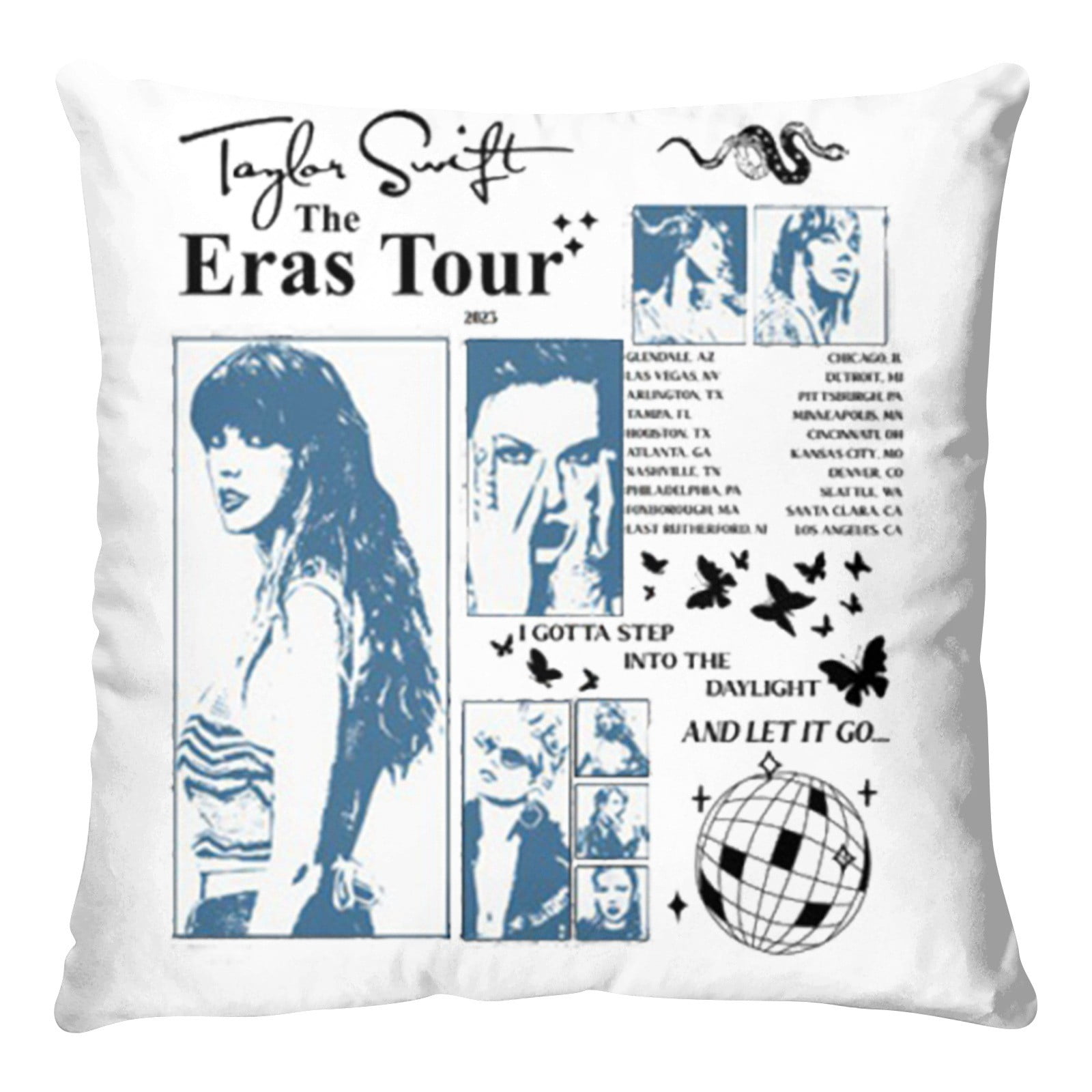 KXBDSFY 18X18In Album Throw Pillow Covers Bedroom Couch Sofa Square