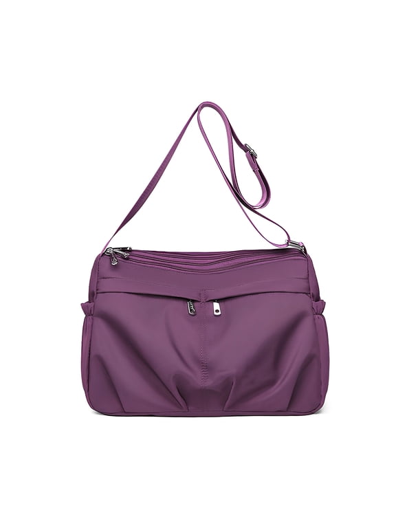 Crossbody Bags for Women Waterproof Multi-Pocket Nylon Crossboby Purse Medium Purses Shoulder Handbags