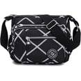 thumbnail image 1 of KXF Multi Pockets Waterproof Nylon Crossboby Bag for Women Roomy Tote Travel Shoulder Bag Handbag Purse, 1 of 7