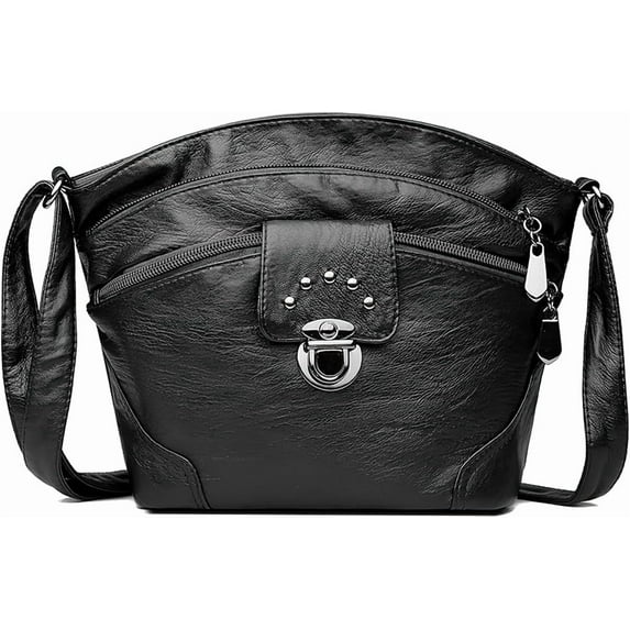 KXF PU Leather Cross Body Bag Women Small Handbag for Women Ladies Multi-pocket Shoulder Bags for Daily Use