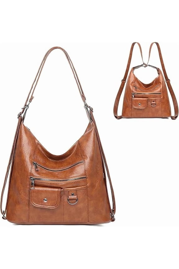 PU Leather Rucksack Bag for Women Ladies Backpacks Convertible Shoulder Bags Womens Backpack Medium Casual Daypack