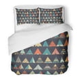 thumbnail image 1 of KXMDXA 3 Piece Bedding Set Western Teepee American Summer Tent in Wild Camping Tipi Tribal Aloha Twin Size Duvet Cover with 2 Pillowcase for Home Bedding Room Decoration, 1 of 1