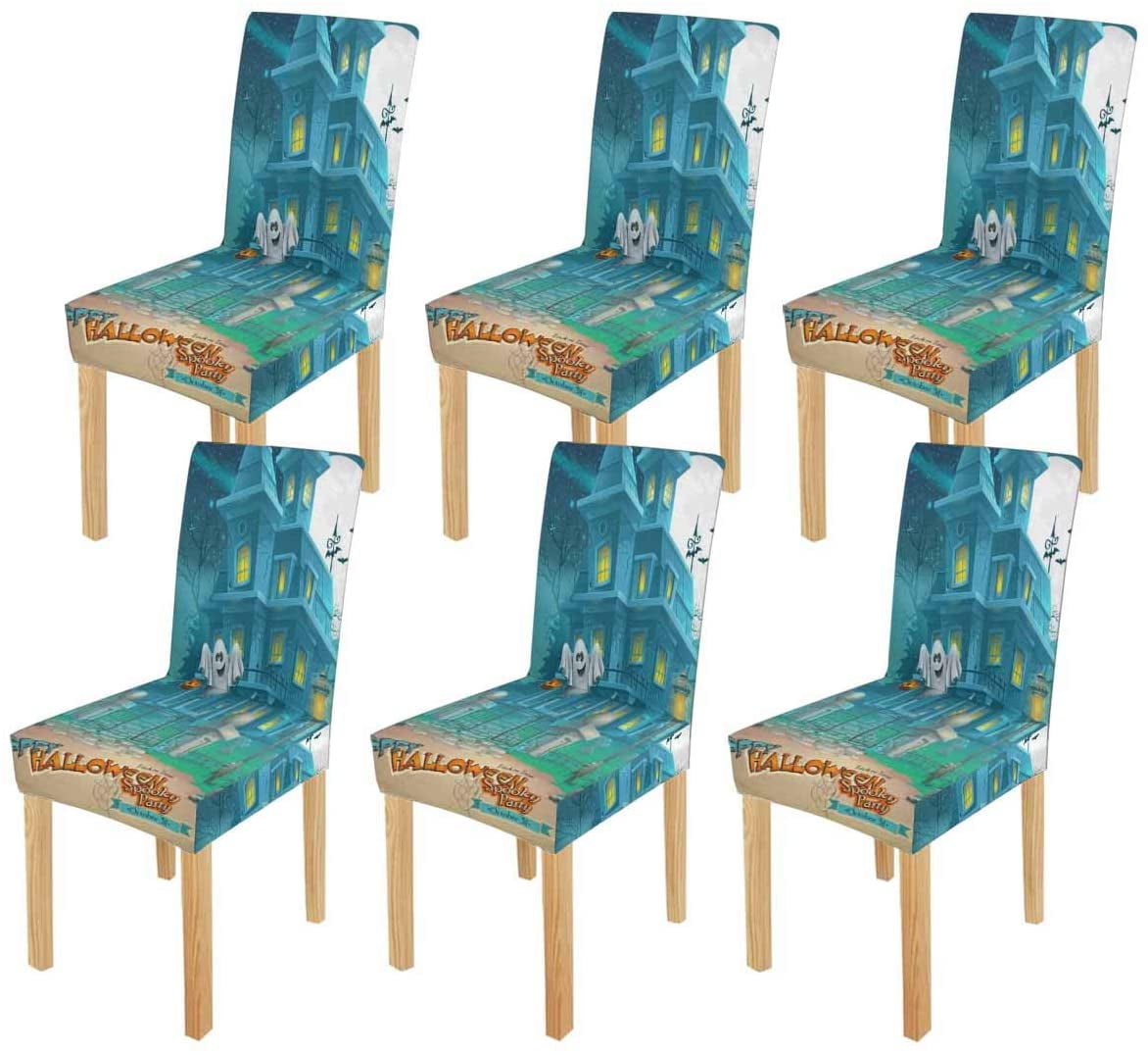 KXMDXA Mysterious Halloween Haunted House Ghost Stretch Chair