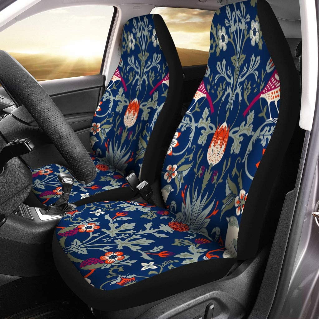 Dog Car Seat Covers - Hippie Flower Power