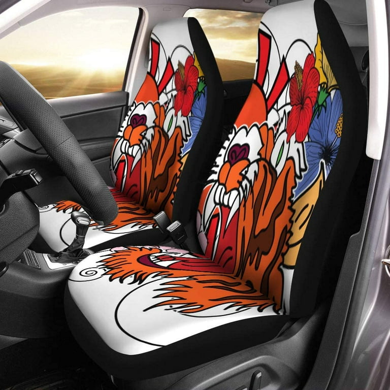 Sigee Mushrooms Snails Butterflies For Universal Car Seat Covers