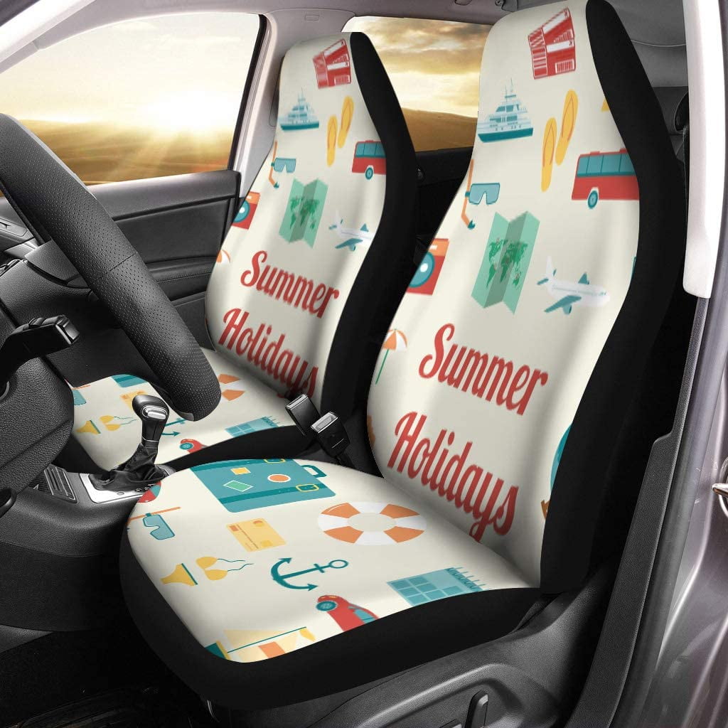 Car seat covers top for airplane travel