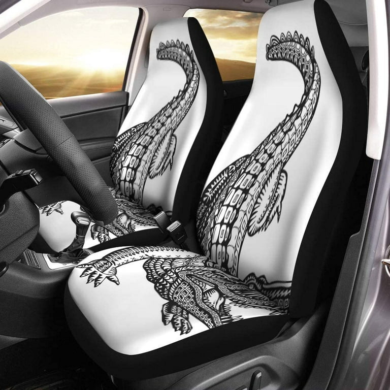 Exotic Alligator-Look Seat Covers