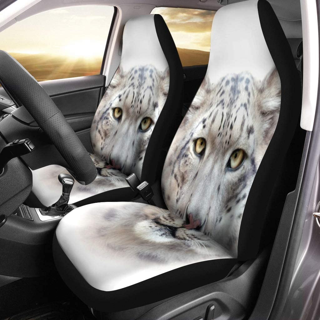 Snow leopard car seat covers discount