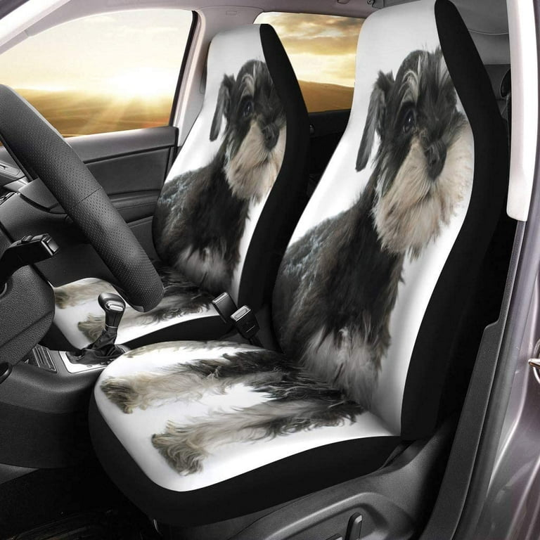 Schnauzer Car Seat Cover (Set of 2) Schnauzer Car Seat Cover (Set of 2)