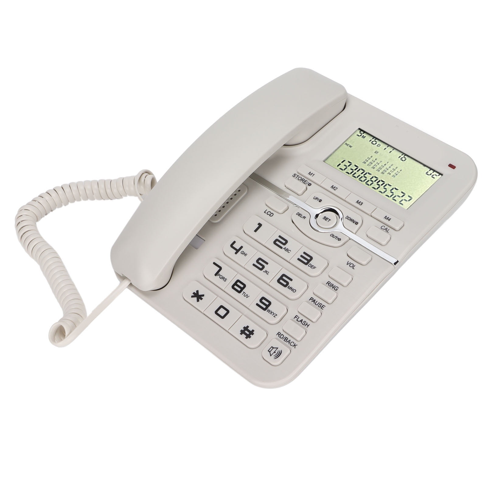 KXT2028CID Desktop Corded Telephone 4 Groups of Fast Dialing Functions