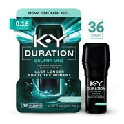 KY Duration Gel For Men, Mail Genital Desensitizer, 0.16 oz 36 Pumps