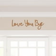 thumbnail image 1 of KY Love You Bye Wood Sign Home Decor Boho Decor Wall Decor Express Love and Warm for Your Family Lovers Wall Art Gift Hallway Entryway Door Valentine Decorations for Home, 1 of 7