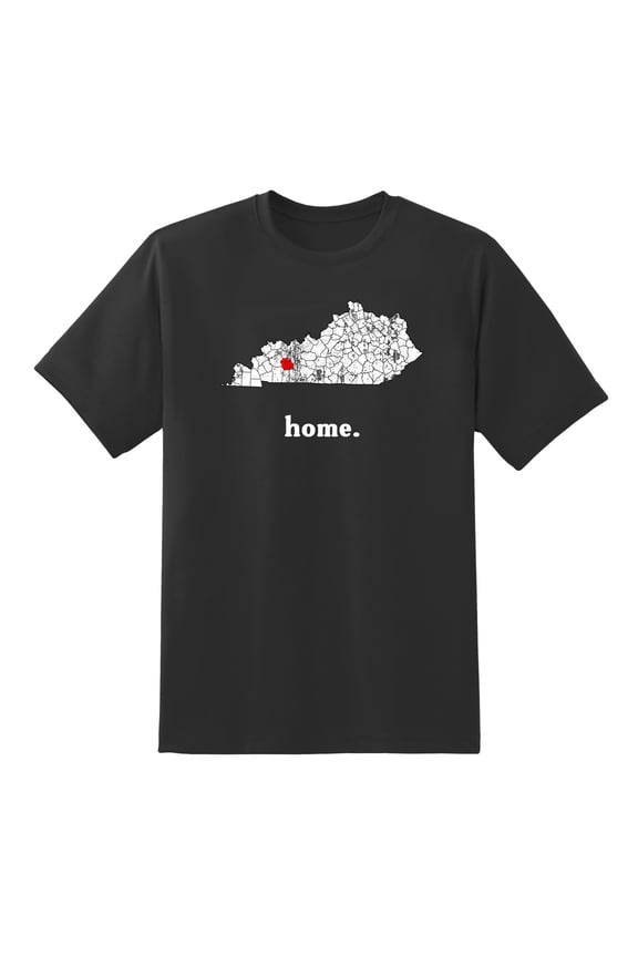 KY Map Kentucky Home State Love Kentucky Home Design T Shirt Black,S