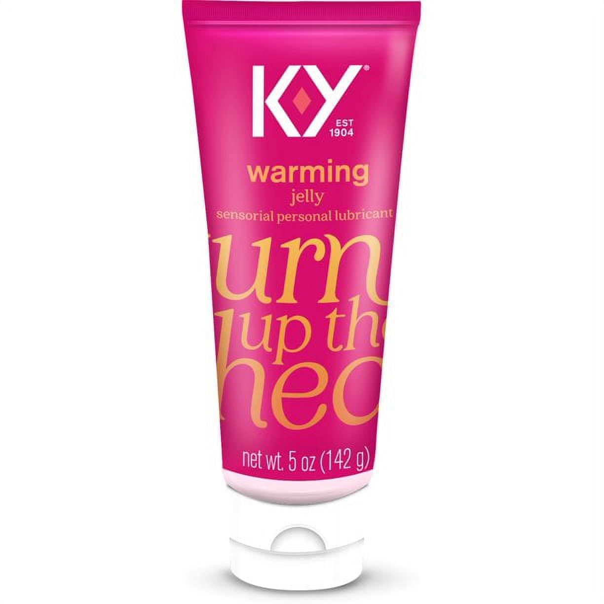 KY Warming Jelly Sensorial Personal Lubricant & Vaginal Dryness, 5 oz
