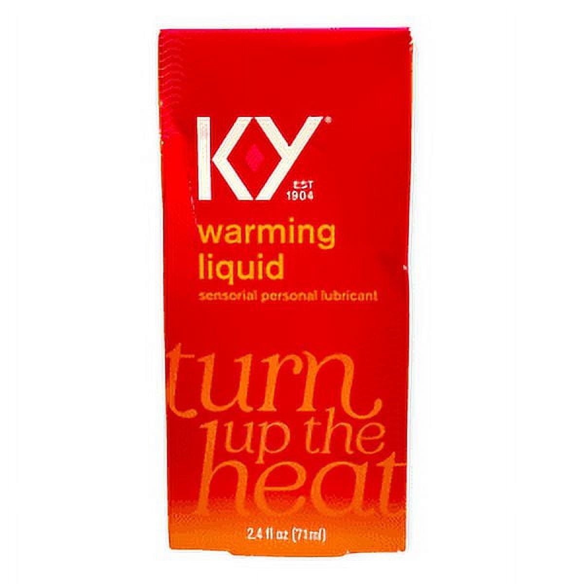 KY Warming Liquid Sensorial Personal Lubricant "Turn up the Heat"  2.4oz./71ml - Walmart.com