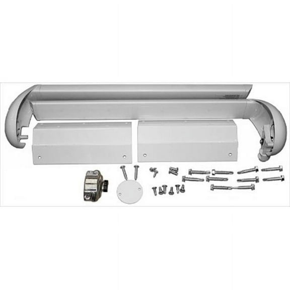 KY25TL White Slideout Cover Bracket And Hardware - Long Bracket