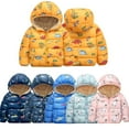 thumbnail image 1 of KYAIGUO 1-7 Years Old Fall & Winter Puffer down Jacket Outerwear Toddler Kids Warm Cozy Fleece down Coat, 1 of 6