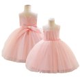 thumbnail image 1 of KYAIGUO 1-7Y Toddler Girls Flower Princess Party Dress Baby A-Line Tulle Wedding Birthday Formal Dresses Kids Sleeveless Tutu Prom Pageant Birthday Party Ball Gown, 1 of 11