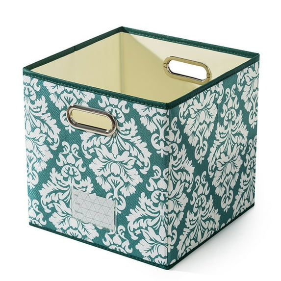 KYAIGUO Folding Storage Bin Basket Box Container Organizer for Office Classroom Home Moving Filing Storage for Letter