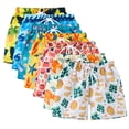 thumbnail image 1 of KYAIGUO 2-8T Boys Girls Summer Swimwear Shorts for Kids Baby Prints Swimming Bathing Suit Toddler Cartoon Swim Beach Trunks Swimsuit Pants, 1 of 10