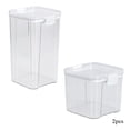 thumbnail image 1 of KYAIGUO Transparent Kitchen storage containers food dispenser Deepened concave top, unlimited stacking, tilt does not collapse Saves space for storage Kitchen Refrigerator, 1 of 6