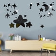 thumbnail image 1 of KYAIGUO 21PCS Acrylic Mirror Bright Moon Wall Stickers Self Adhesive Mirror Wall Decor Removable Mirror Decor Unbreakable and Reflective for Living Room, Bedroom, Bathroom, Door, 1 of 8