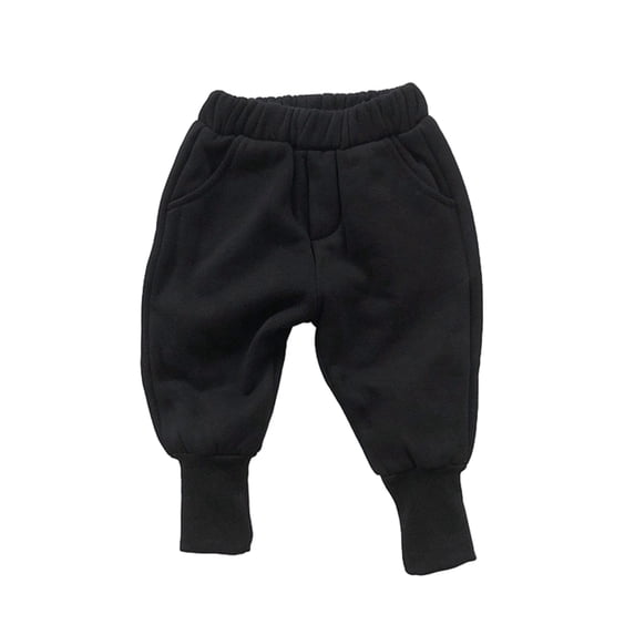 KYAIGUO 3M-7T Newborn Toddler Boys Girls Padded Pants for Kids Thickened Warm Trousers Fall Winter Drawstring Cotton Pants Sweatpants
