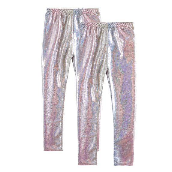 KYAIGUO 4-10Y Baby Girls Spring Fall Leggings for Kids Toddler Soft Youth Footless Cotton Pants Stretchy Full Ankle Length Pants