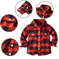 thumbnail image 1 of KYAIGUO 6M-9T Toddler Kids Boys Patchwork Brushed Shirt All-Cotton Plaid T-Shirt Long Sleeve Soft Cardigan Jacket Spring Fall Casual Tops, 1 of 9