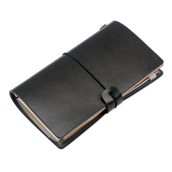 KYAIGUO Portable A6 Notebook Comfortable and Soft PU Material Cover Binder Journa for Daily Record 7.9x4.7inch