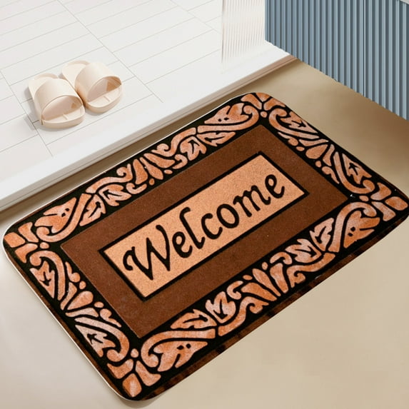 KYAIGUO Absorbent Bath Mat Super Absorbent Living Room Mat Washable Bathroom Mat Easy to Clean Bathroom Rug Suitable for Bathtub Front Shower Sinks