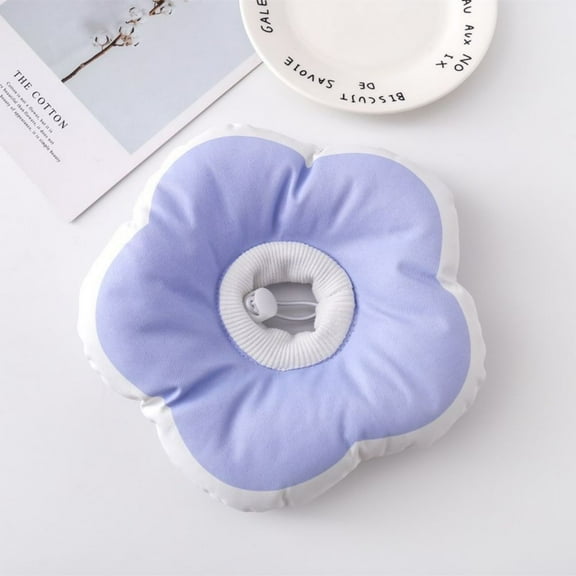 KYAIGUO Adjustable Cat Cone Collar Flower Elizabeth Collar Waterproof Headcollar Pet Neutering Shame Collar for Cats Dogs