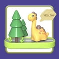 thumbnail image 1 of KYAIGUO Baby Dinosaur Car Toys Kids Press and Slide Dinosaur Car Toys Toddler Plastic Dinosaur Car Toy for Age 3+, 1 of 8