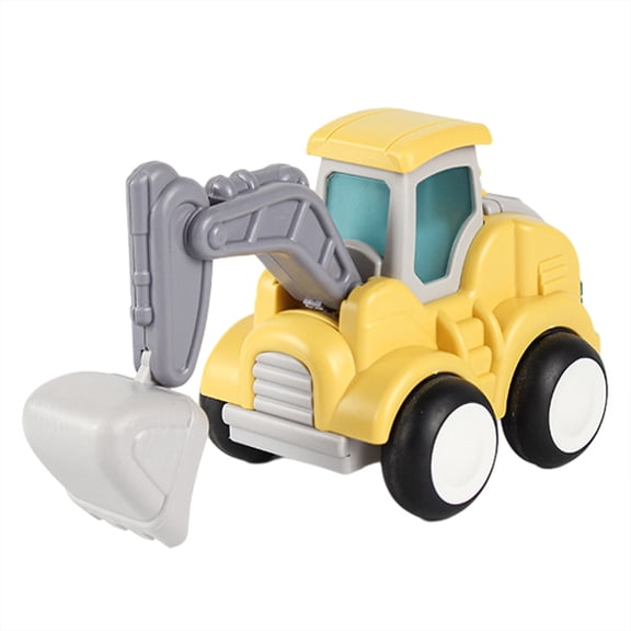 KYAIGUO Baby Engineering Detachable Truck Car Toys Kids Plastic Construction Toys Toddler Learning Inertia Excavator Toys for Age 3+