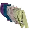 thumbnail image 1 of KYAIGUO Kids Girls Fall Stretch Leggings Comfortable Bottoms Comfortable Footless Leggings Stretchy Tights Pants 6M-10T, 1 of 9