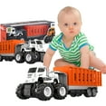 thumbnail image 1 of KYAIGUO Baby Toy,Construction Site Vehicles Toys,Boys Engineering Trucks Playset Birthday Gift for 3-8 Year Old Toddlers, 1 of 6