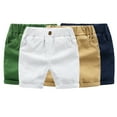 thumbnail image 1 of KYAIGUO Boys Cotton Five Point Pants for Baby Kids Summer Comfortable Middle Pants Toddler Boys Casual Fashion Fifth Pants for 2-7 Years, 1 of 9