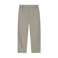 thumbnail image 1 of KYAIGUO Boys' Flat Front Dress Pants Side & Back Pockets Spring Lightweight Boys' Uniform Chino Pants Sized 1-14T, 1 of 7