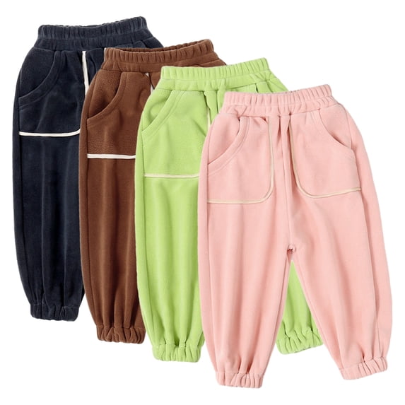 KYAIGUO Kids Toddler Girls Boys Casual Sweatpants 2-10Y Unisex Active Sweatpants Pull-On Cotton Jogger Pants for Autumn Winter