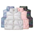 thumbnail image 1 of KYAIGUO Boys Girls down Puffer Vest Jacket Outerwear for Toddler Kids,Baby Autumn Winte Warm Sleeveless Jacket Zipper Up Cute High Neck Little Big Girls Snow Waistcoat Coat,Size 1-9T, 1 of 7