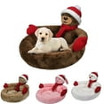 thumbnail image 1 of KYAIGUO Winter Dogs Bed/Cats Bed for Small Medium Dogs Super Cozy Christmas Elevated Dog Bed Warm Pet Bed Calming Cat & Puppy Bed, 1 of 6