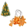 thumbnail image 1 of KYAIGUO Christmas Gingerbread Man Decoration Battery/USB Powered Lights Christmas String Lights Remote Control Christmas Decoration, 1 of 6
