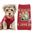 thumbnail image 1 of KYAIGUO Christmas Pet Dog Cat Sweater Dog Turtleneck Cold Weather Outfit Pullover Warm Winter Coat for Dog Puppy Cat, 1 of 8