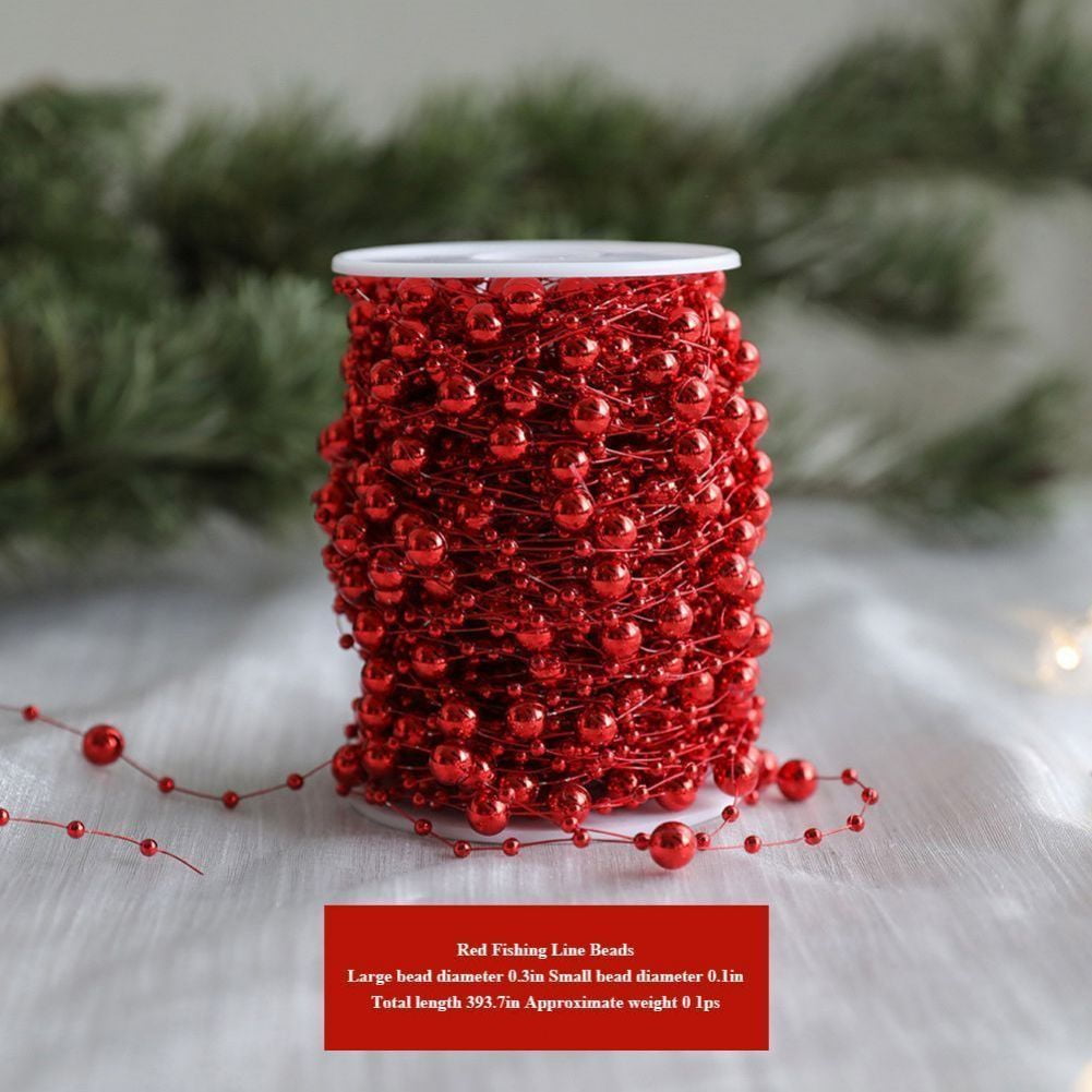 KYAIGUO Christmas Tree Beads Artificial Pearls Beads Christmas Tree